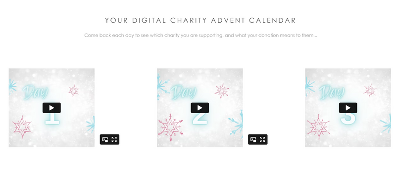 Digital Charity Advent Calendar